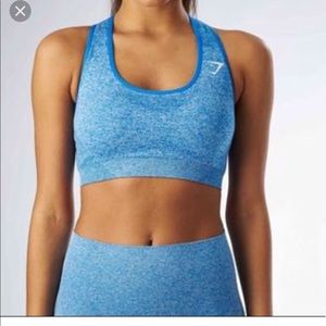 Gymshark blueberry seamless sport bra